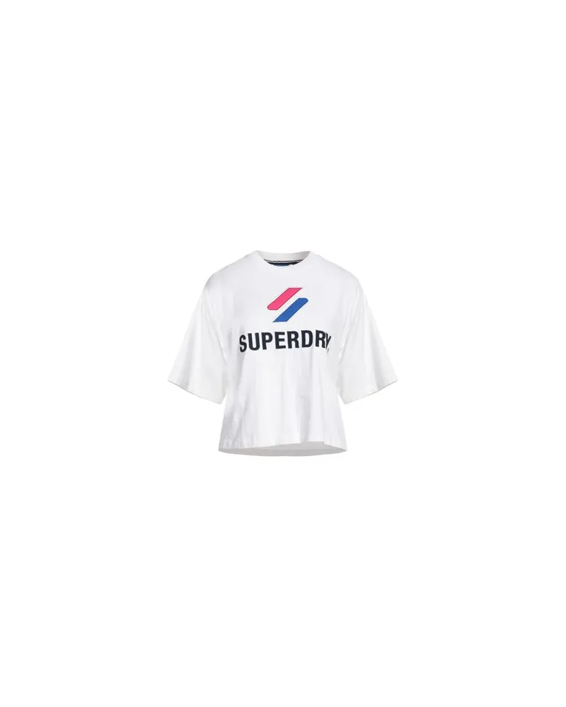 Superdry. TOPS - T-shirtsauf YOOX.COM Weiß