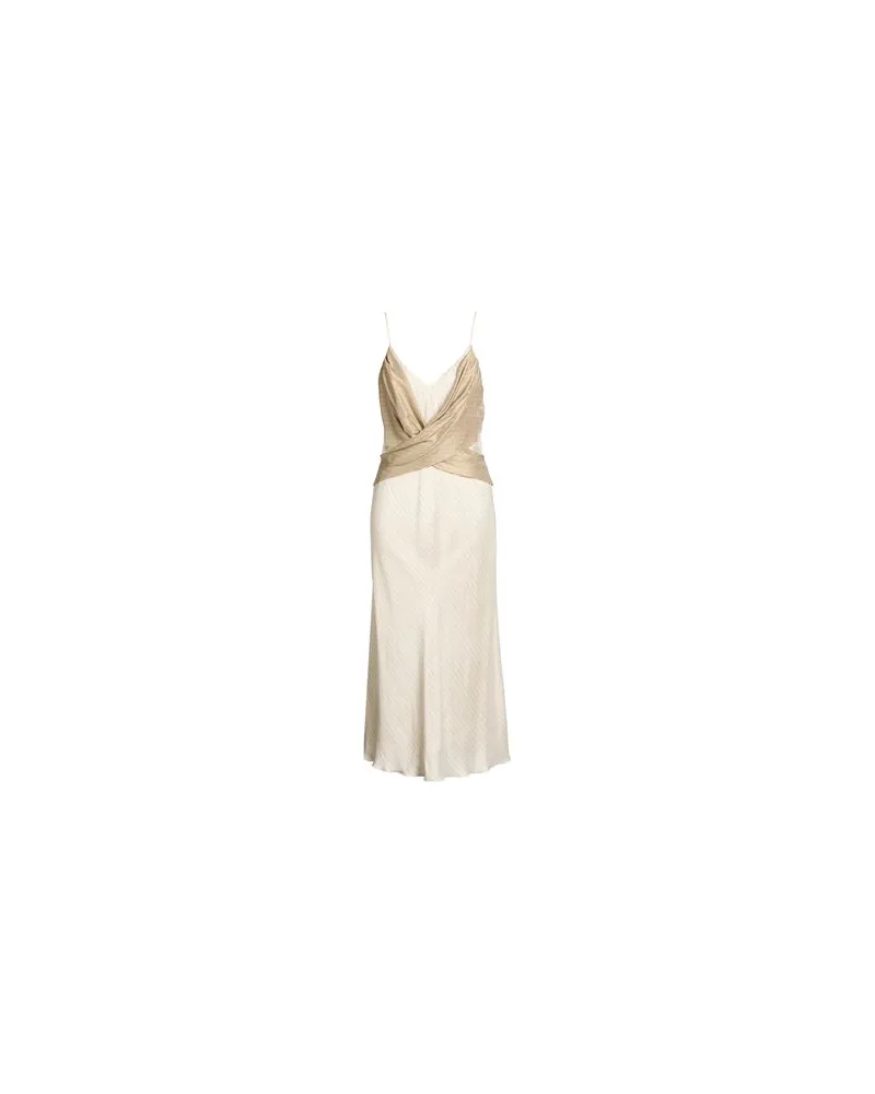 Erika Cavallini KLEIDER - Midi-Kleiderauf YOOX.COM Elfenbein