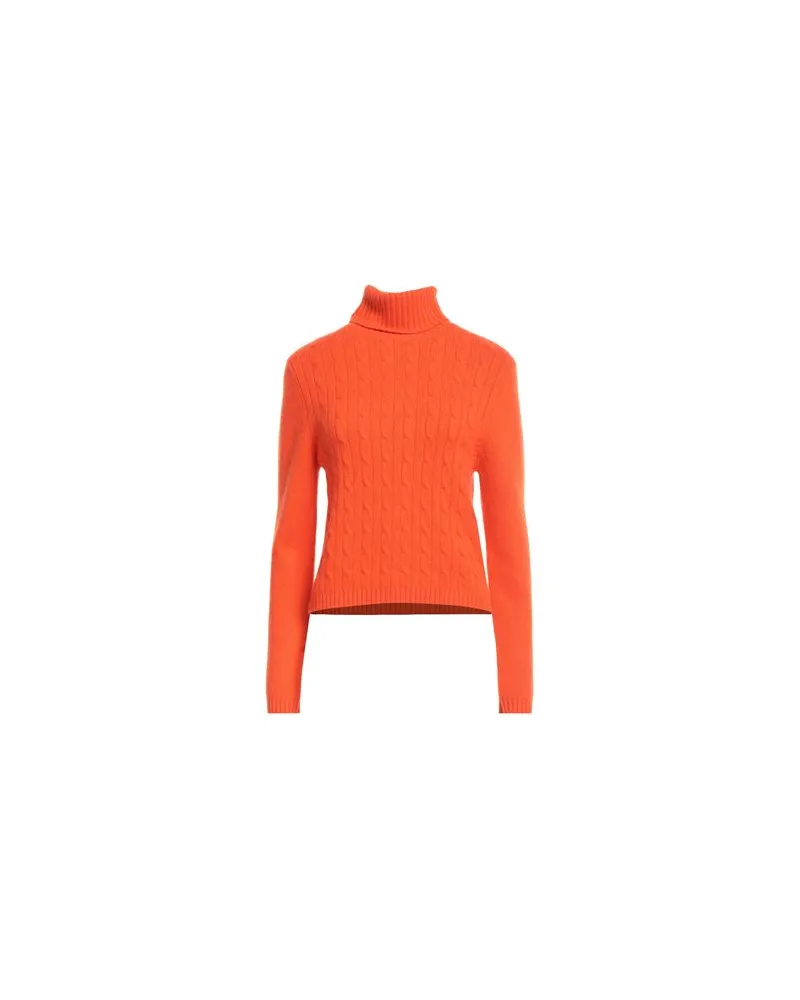 ALLUDE STRICKWAREN - Rollkragenpulloverauf YOOX.COM Orange