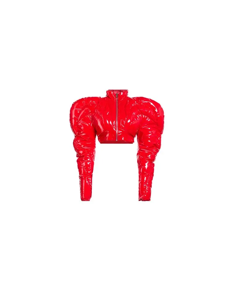 Dolce & Gabbana JACKEN & MÄNTEL - Pufferjacken & Daunenjackenauf YOOX.COM Rot