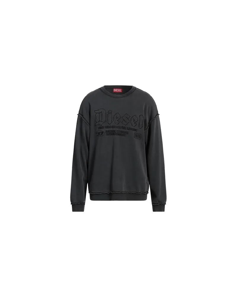 Diesel TOPS - Sweatshirtsauf YOOX.COM Braungrau