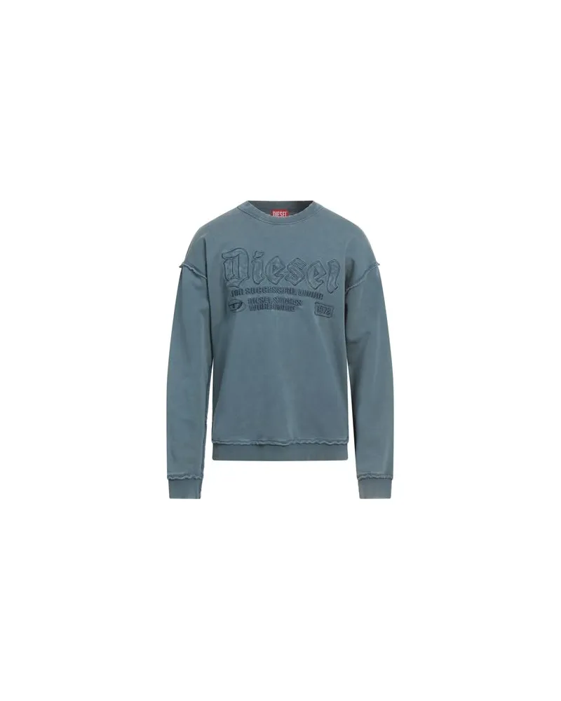 Diesel TOPS - Sweatshirtsauf YOOX.COM Taubenblau