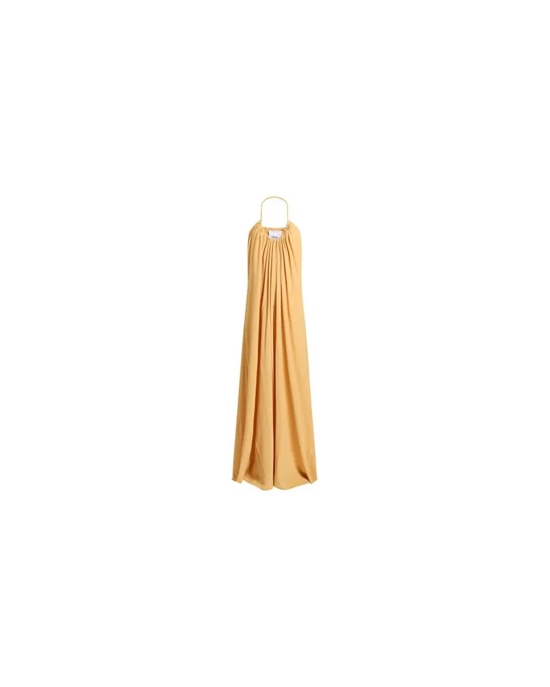 Erika Cavallini KLEIDER - Maxi-Kleiderauf YOOX.COM Senf