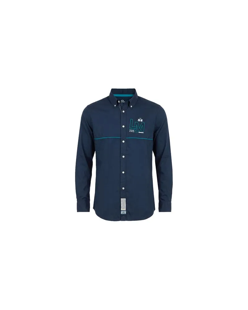 La Martina TOPS - Hemdenauf YOOX.COM Nachtblau