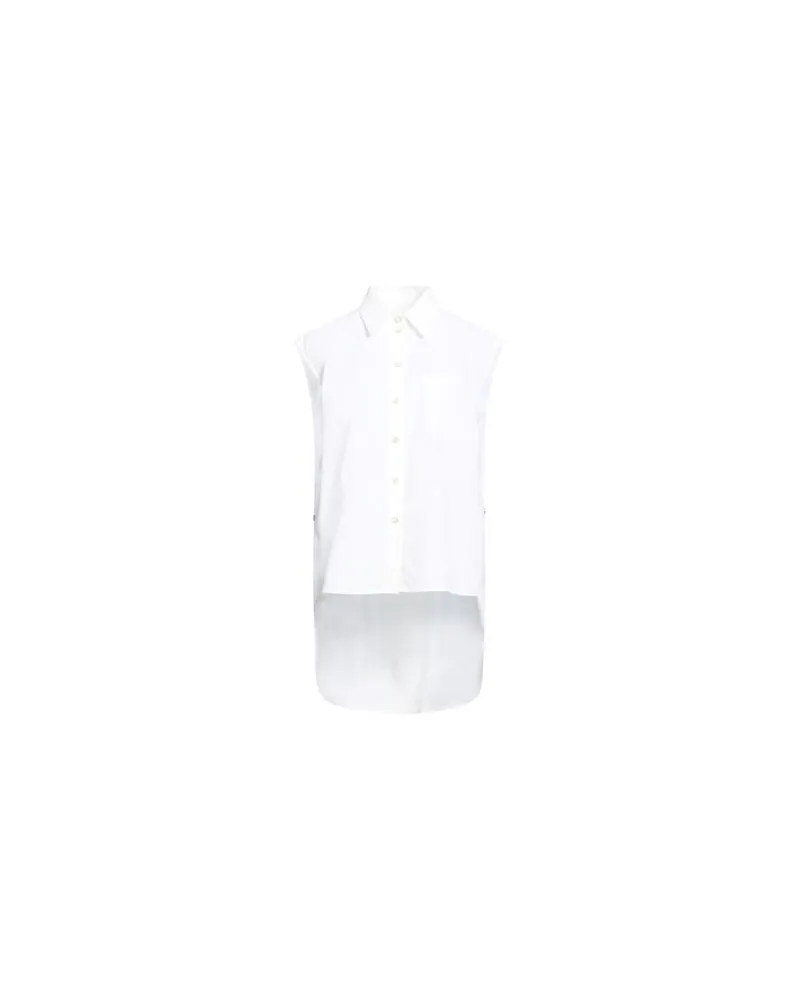 Helmut Lang TOPS - Hemdenauf YOOX.COM Weiß
