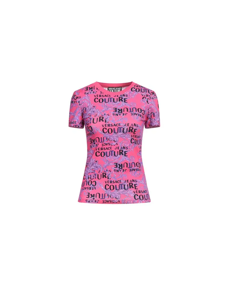 Versace Jeans TOPS - T-shirtsauf YOOX.COM Fuchsia