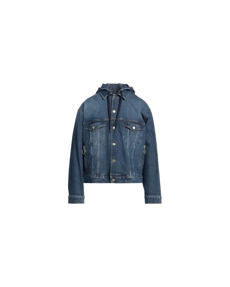 Moschino COUTURE - JACKEN & MÄNTEL - Jeansjacken/Mäntelauf YOOX.COM Blau