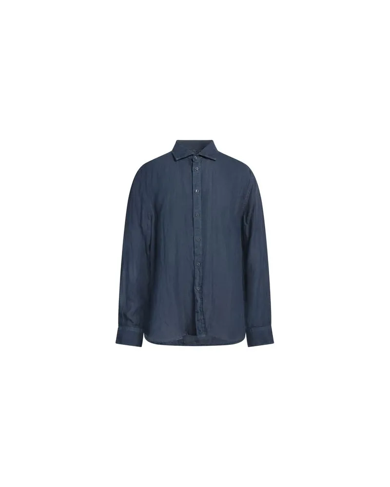 120% Lino TOPS - Hemdenauf YOOX.COM Marineblau