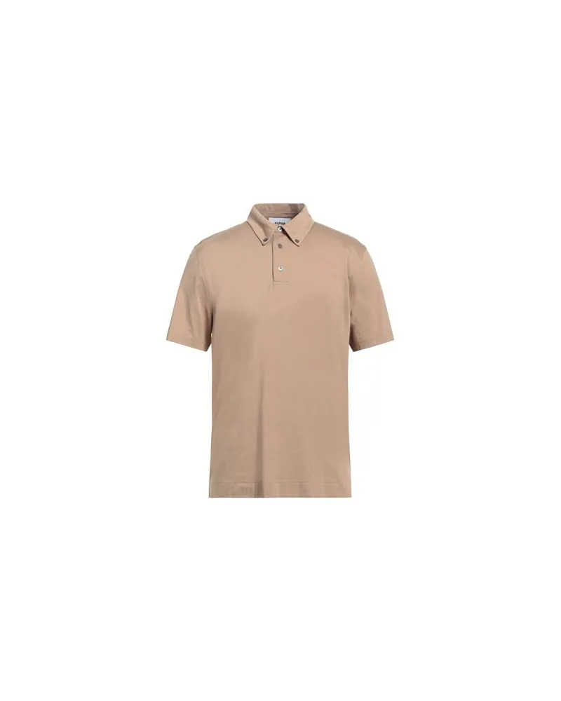Alpha Studio TOPS - Poloshirtsauf YOOX.COM Hellbraun