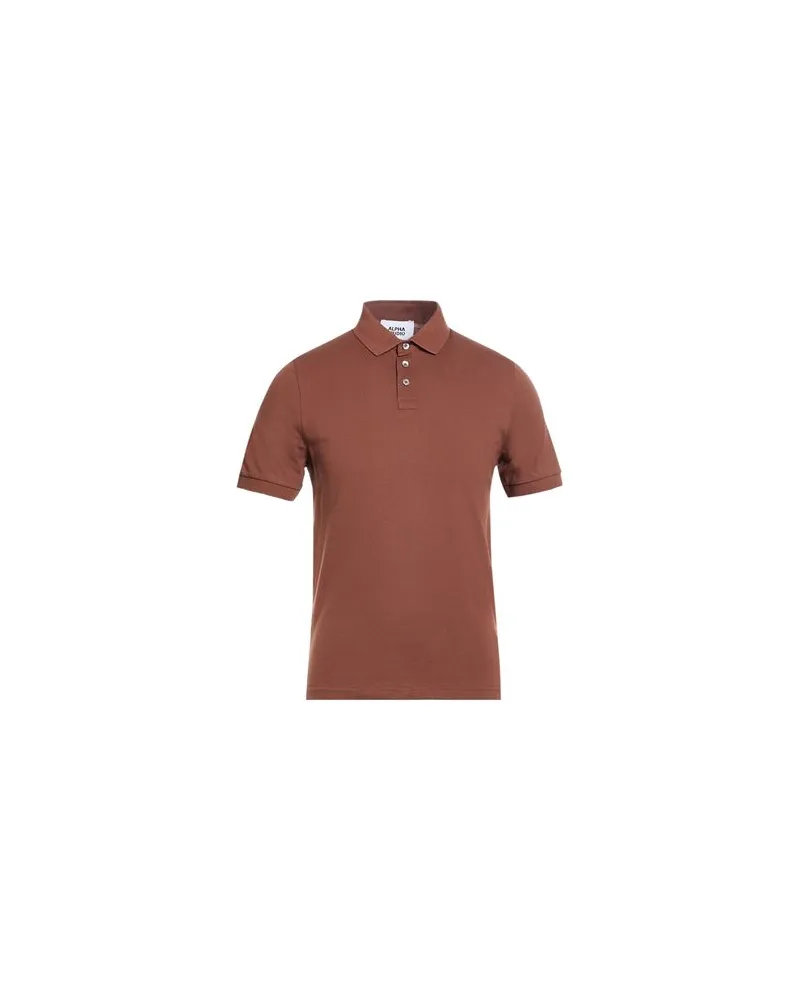 Alpha Studio TOPS - Poloshirtsauf YOOX.COM Braun