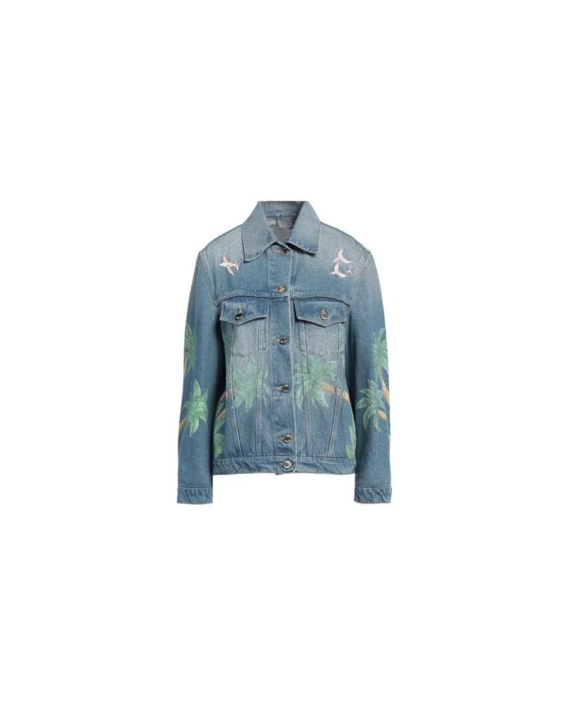 Casablanca Paris JACKEN & MÄNTEL - Jeansjacken/Mäntelauf YOOX.COM Blau
