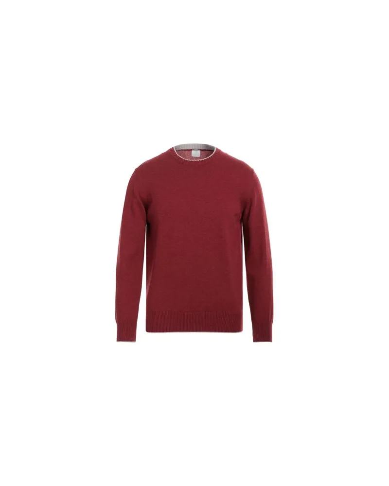 Eleventy STRICKWAREN - Pulloverauf YOOX.COM Ziegelrot