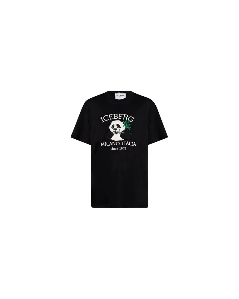 Iceberg TOPS - T-shirtsauf YOOX.COM Schwarz