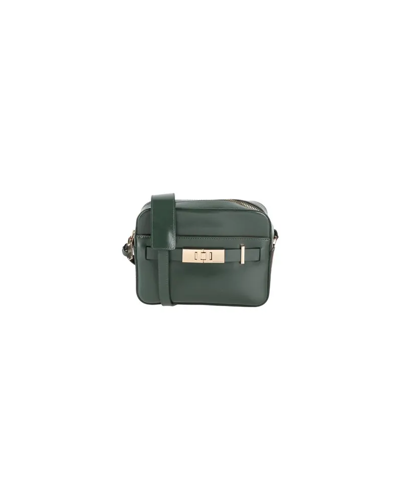 Borbonese TASCHEN - Umhängetascheauf YOOX.COM Dunkelgrün