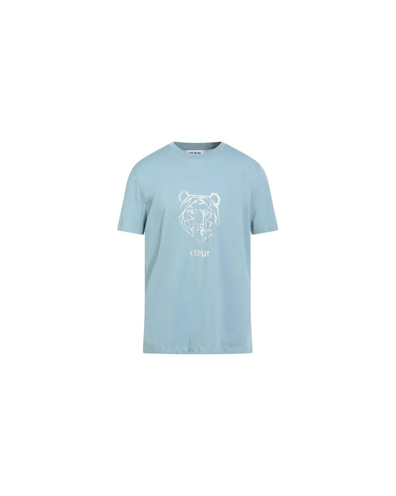ICE PLAY TOPS - T-shirtsauf YOOX.COM Hellblau
