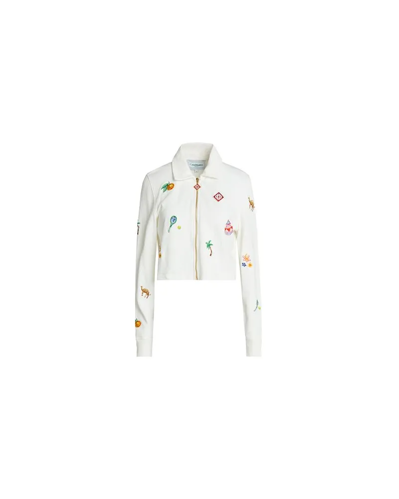 Casablanca Paris TOPS - Sweatshirtsauf YOOX.COM Weiß