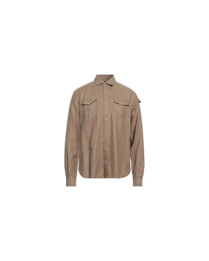 Hand Picked TOPS - Hemdenauf YOOX.COM Khaki