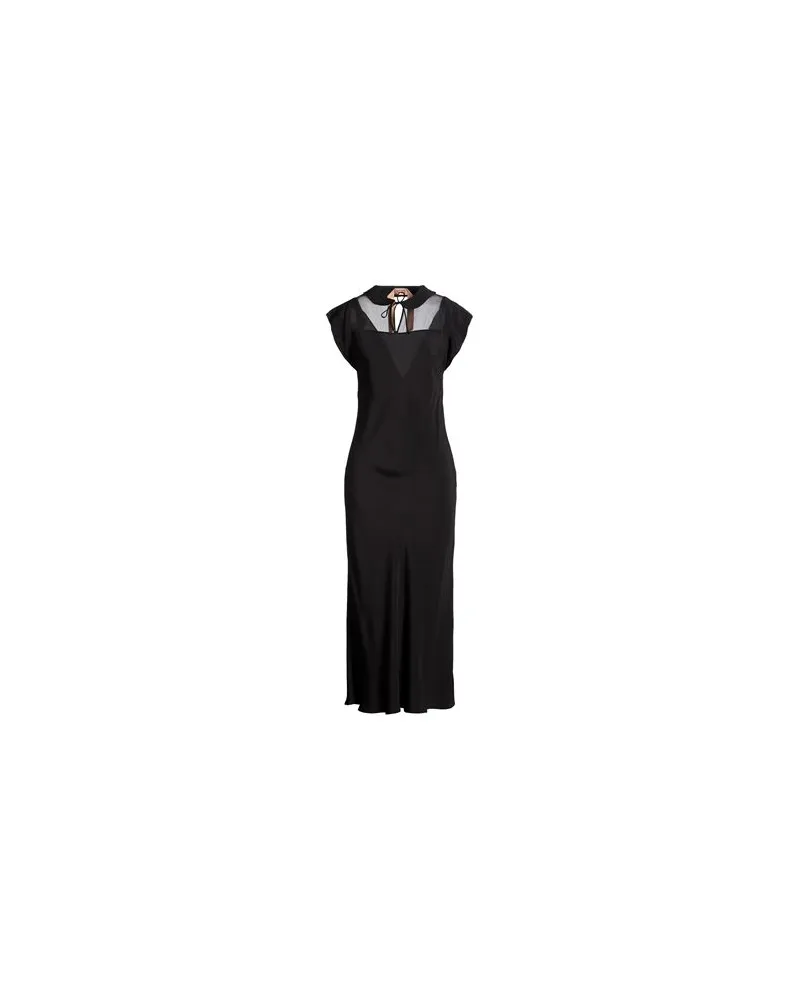 N° 21 KLEIDER - Midi-Kleiderauf YOOX.COM Schwarz