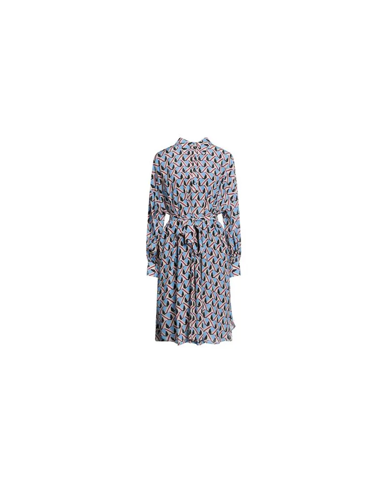 Emma & Gaia KLEIDER - Midi-Kleiderauf YOOX.COM Azurblau