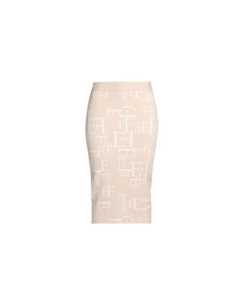 Elisabetta Franchi HOSEN & RÖCKE - Midi-Röckeauf YOOX.COM Beige
