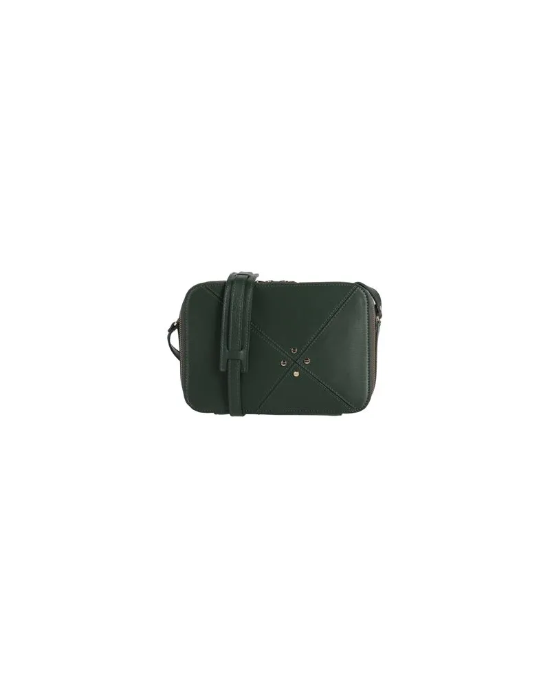 Borbonese TASCHEN - Umhängetascheauf YOOX.COM Dunkelgrün