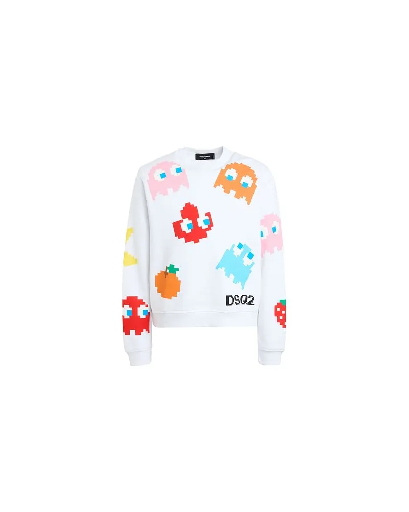 Dsquared2 TOPS - Sweatshirtsauf YOOX.COM Weiß