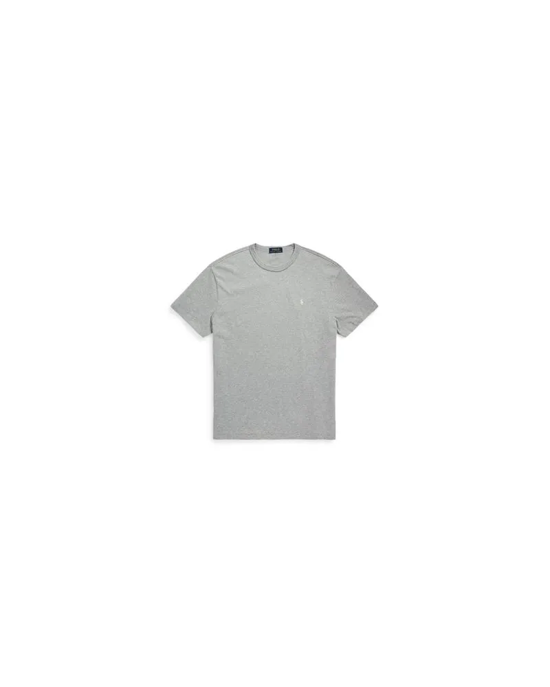 Ralph Lauren CLASSIC FIT JERSEY CREWNECK T-SHIRT  - TOPS - T-shirtsauf YOOX.COM Hellgrau