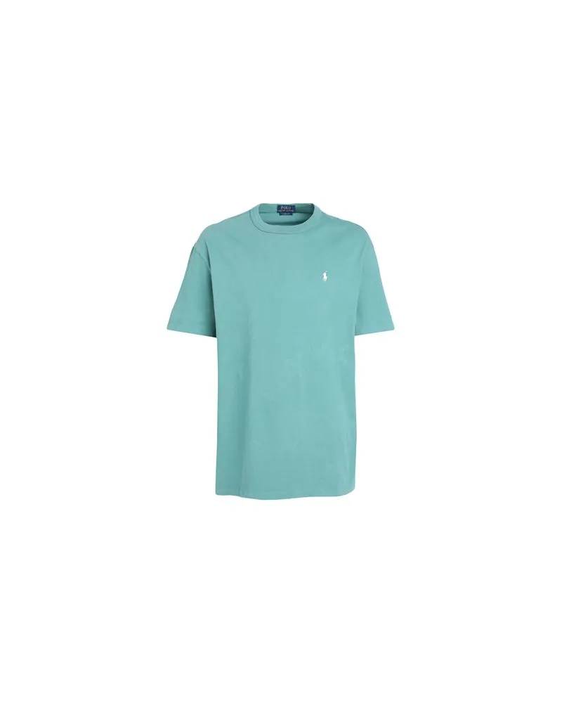 Ralph Lauren CLASSIC FIT JERSEY CREWNECK T-SHIRT  - TOPS - T-shirtsauf YOOX.COM Salbeigrün