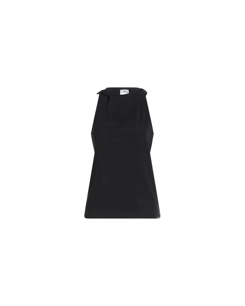 Courrèges TOPS - T-shirtsauf YOOX.COM Schwarz
