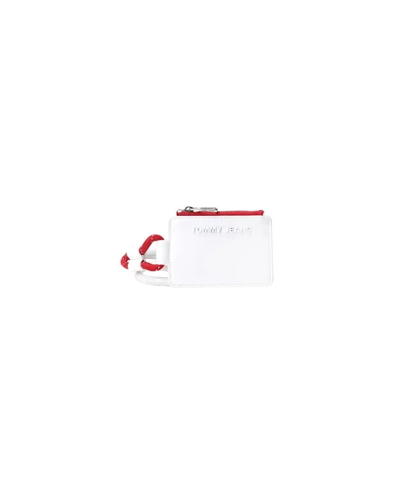 Tommy Hilfiger TJW ESS HANGING WALLET CRINKLE  - Kleinlederwaren - Portemonnaiesauf YOOX.COM Weiß