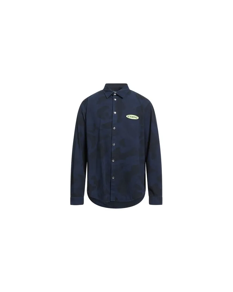 Iceberg TOPS - Hemdenauf YOOX.COM Nachtblau