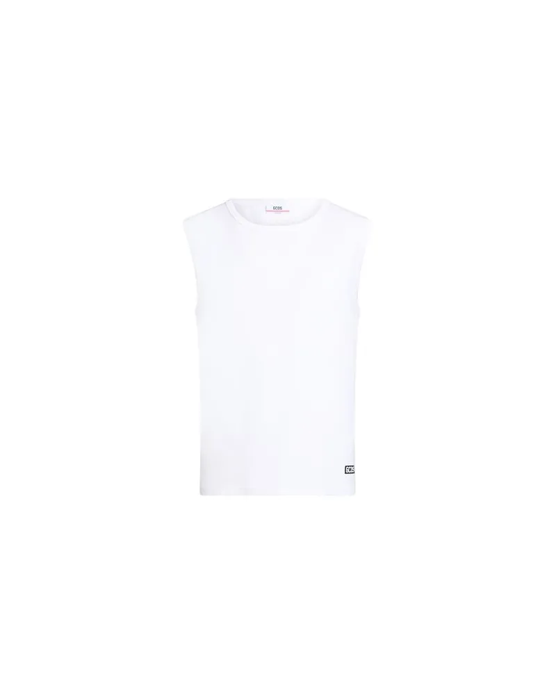 GCDS TOPS - T-shirtsauf YOOX.COM Weiß