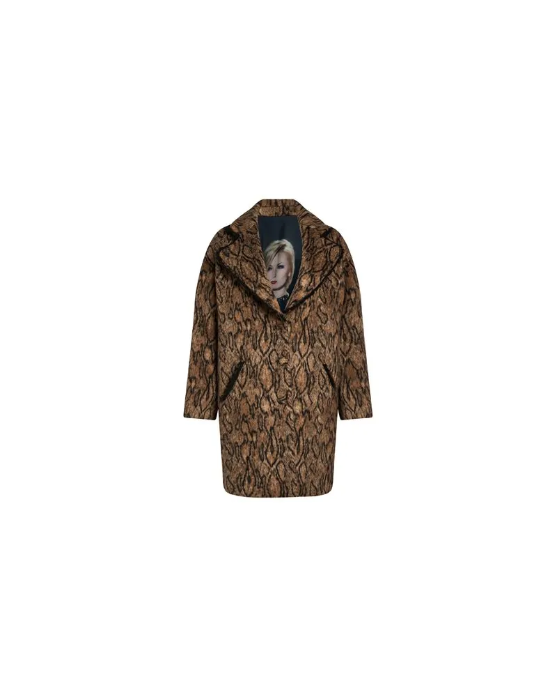 Manila Grace JACKEN & MÄNTEL - Mäntelauf YOOX.COM Hellbraun