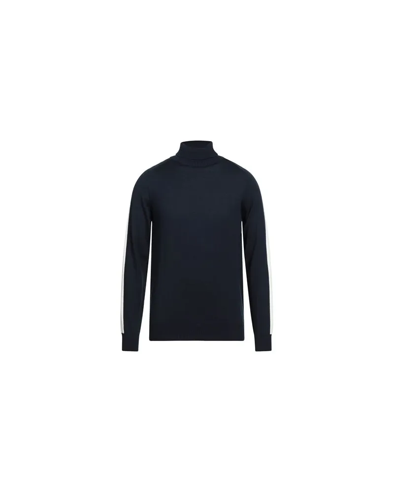 Angelo Nardelli STRICKWAREN - Rollkragenpulloverauf YOOX.COM Blau