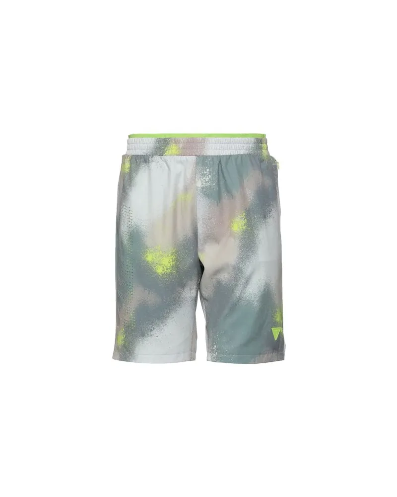 Guess HOSEN & RÖCKE - Shorts & Bermudashortsauf YOOX.COM Militärgrün
