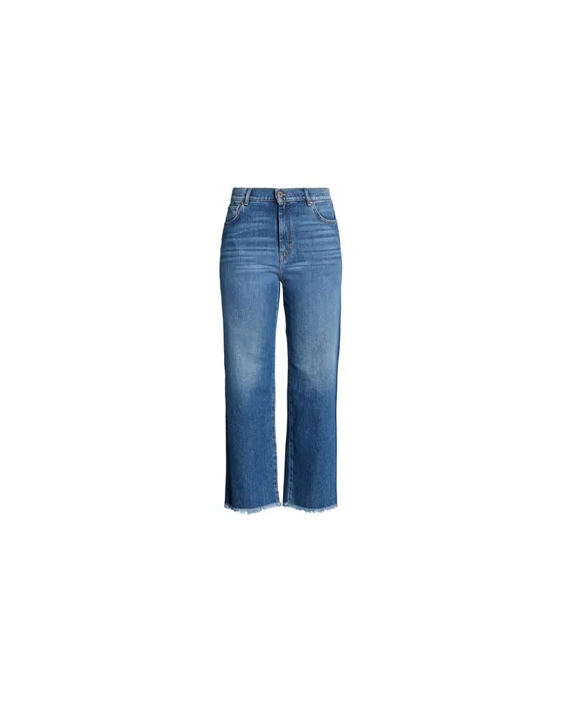 Max Mara HOSEN & RÖCKE - Jeanshosenauf YOOX.COM Blau