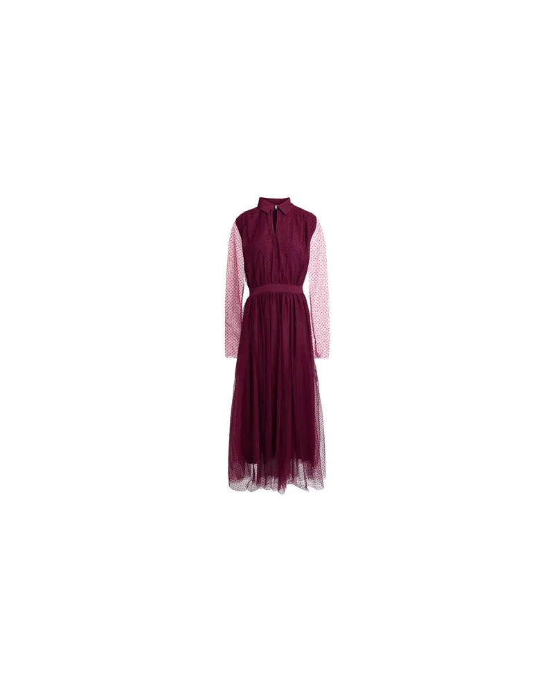 Twin-Set U&B - KLEIDER - Maxi-Kleiderauf YOOX.COM Bordeaux