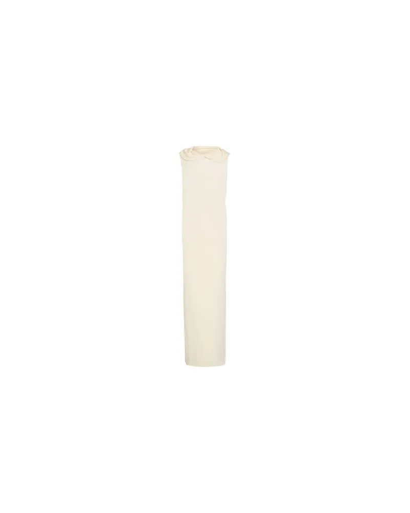 Isabel Benenato KLEIDER - Maxi-Kleiderauf YOOX.COM Cremeweiß