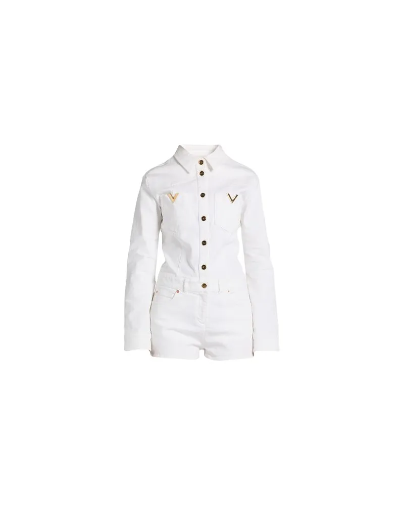 Valentino Garavani OVERALLS - Playsuitsauf YOOX.COM Weiß