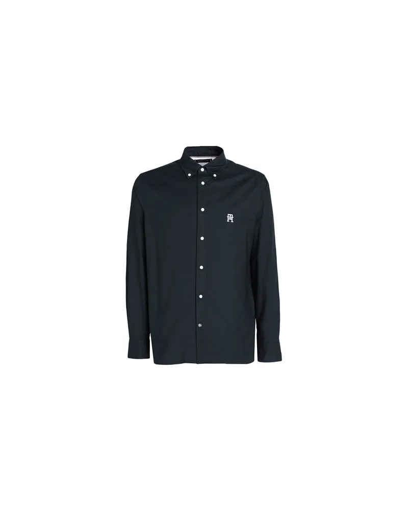 Tommy Hilfiger TOPS - Hemdenauf YOOX.COM Marineblau