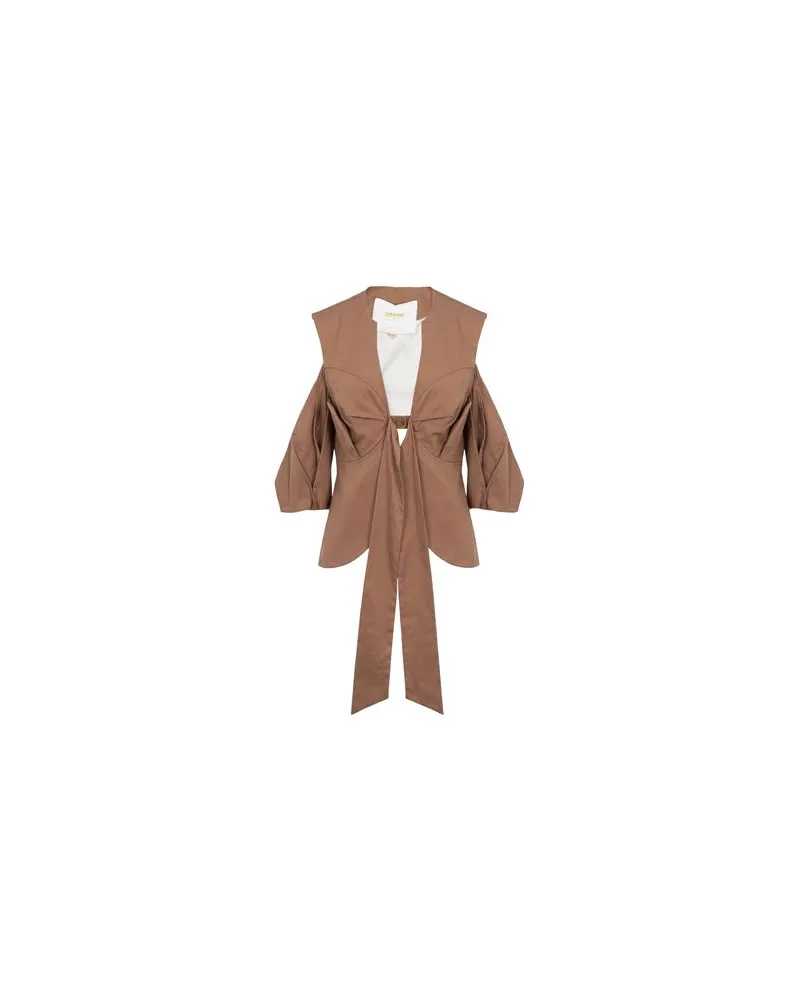 BABYLON TOPS - Topsauf YOOX.COM Beige