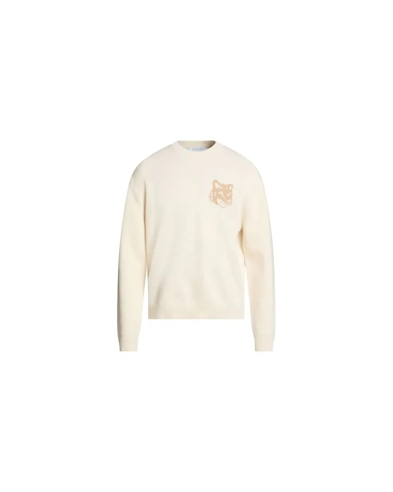 Kitsuné STRICKWAREN - Pulloverauf YOOX.COM Cremeweiß