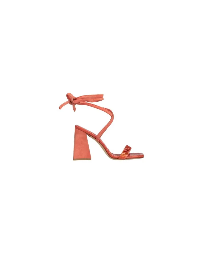 Giampaolo Viozzi SCHUHE - Sandalenauf YOOX.COM Koralle