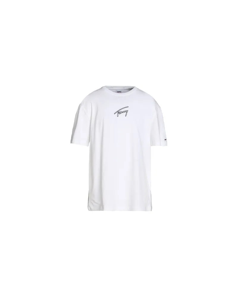 Tommy Hilfiger TJM CLSC SIGNATURE TEE - TOPS - T-shirtsauf YOOX.COM Weiß
