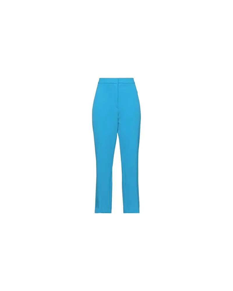 SOLOTRE HOSEN & RÖCKE - Hosenauf YOOX.COM Azurblau