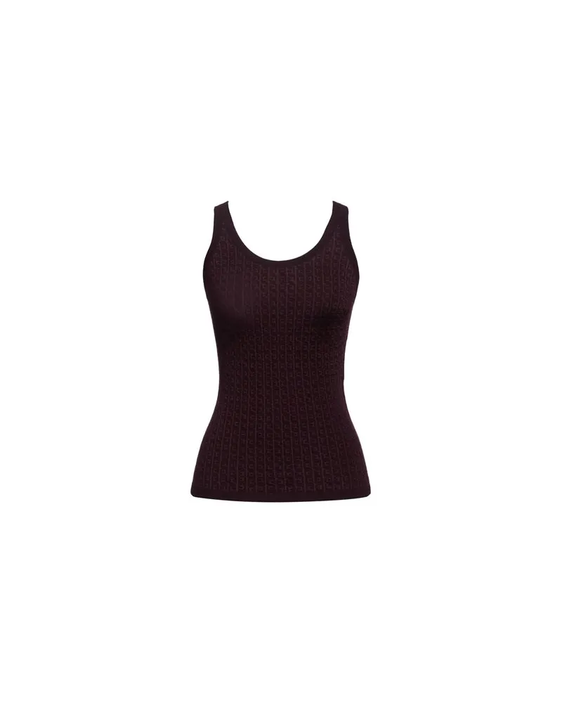 Elisabetta Franchi TOPS - Topsauf YOOX.COM Pflaume
