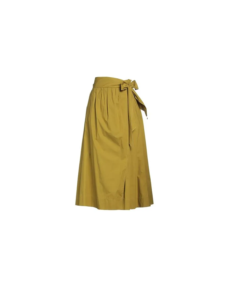 forte_forte HOSEN & RÖCKE - Midi-Röckeauf YOOX.COM Militärgrün