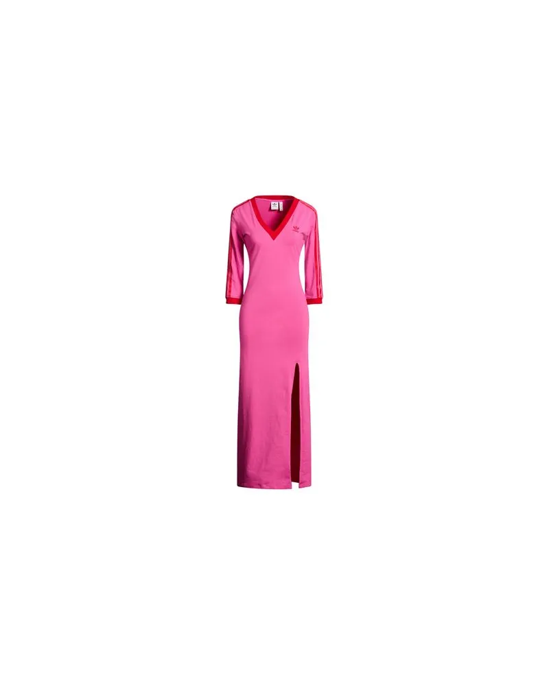 adidas KLEIDER - Maxi-Kleiderauf YOOX.COM Fuchsia