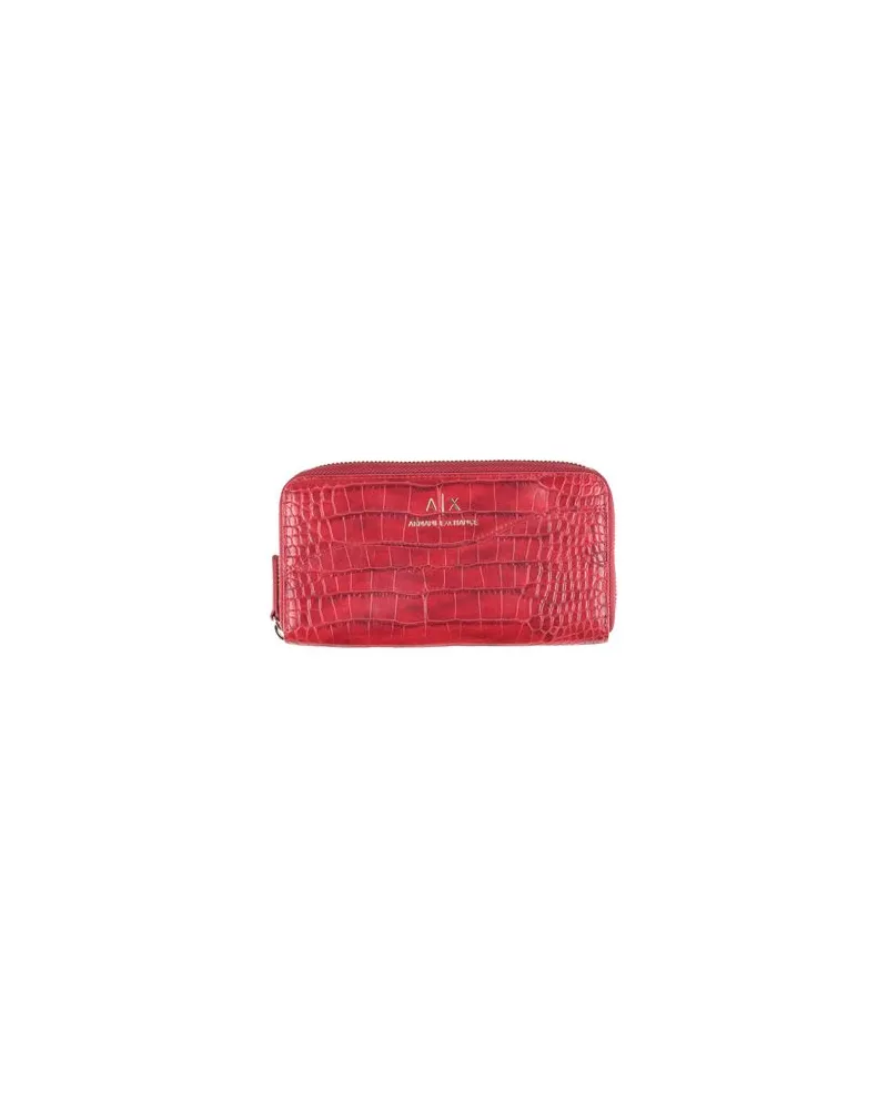Armani Exchange Kleinlederwaren - Brieftaschenauf YOOX.COM Rot