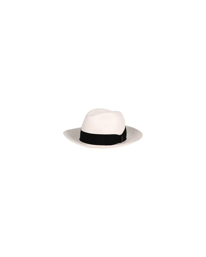 Borsalino ACCESSOIRES - Mützen & Hüteauf YOOX.COM Weiß